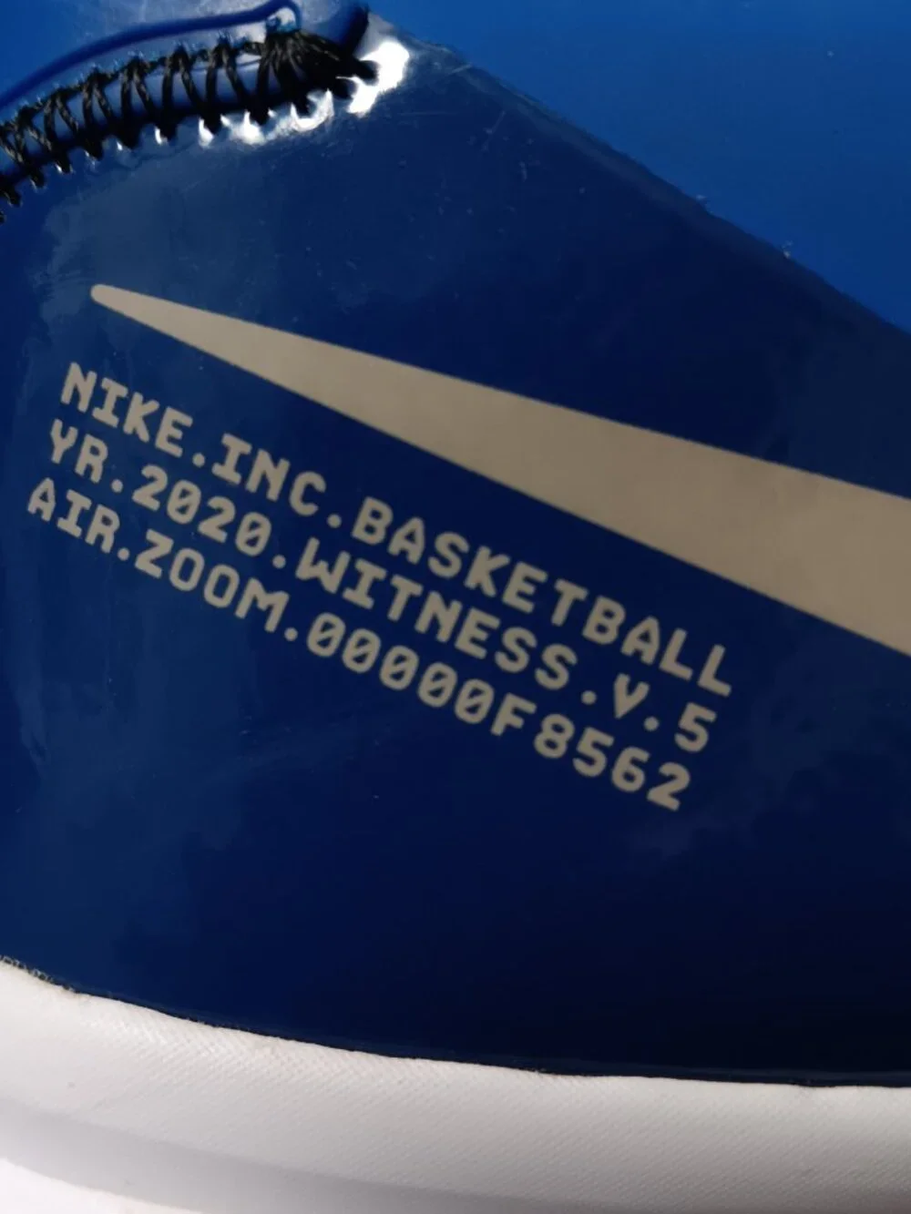Nike Le Bron  witness 5 game royal blue white basketball shoes CQ9380-400 men
